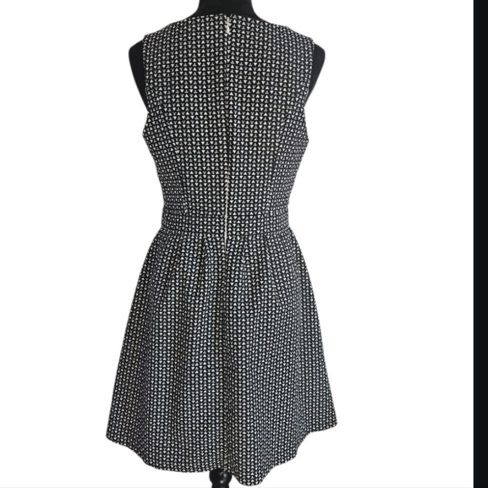 The Limited Black & White Printed Midi Dress - Size 8 - Picture 3 of 7